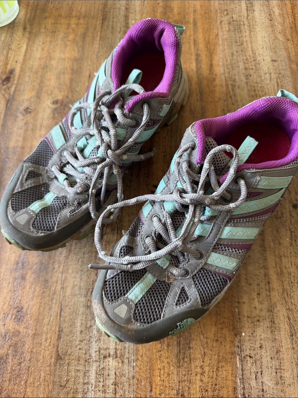 The North‎ Face Women’s Athletic Shoes - Gray, Mint & Purple